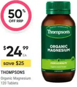Healthy Life Thompsons Organic Magnesium offer