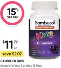 Healthy Life Sambucol kids immune defence gummies offer