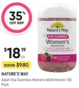 Healthy Life Nature's Way Adult Vita Gummies Womens MultiVitamin offer