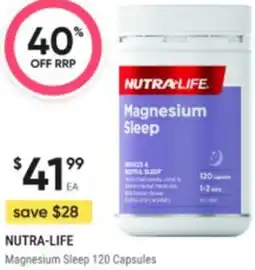 Healthy Life Nutra-life magnesium sleep offer