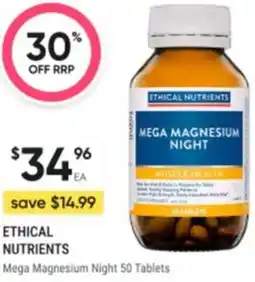 Healthy Life Ethical nutrients Mega Magnesium Night offer