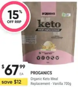 Healthy Life Proganics Organic Keto Meal Replacement offer