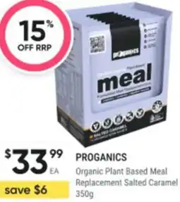 Healthy Life Proganics Organic Plant Based Meal Replacement Salted Caramel offer