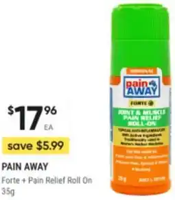 Healthy Life Pain away Forte + Pain Relief Roll On offer