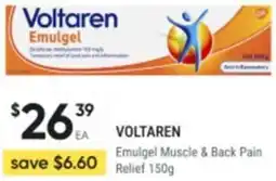 Healthy Life Voltaren Emulgel Muscle & Back Pain offer