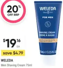 Healthy Life Weleda Men Shaving Cream offer
