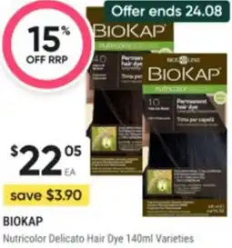 Healthy Life Biokap Nutricolor Delicato Hair Dye offer