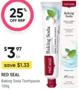 Healthy Life Red seal Baking Soda Toothpaste offer