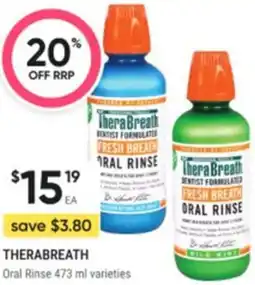 Healthy Life Therabreath Oral Rinse offer