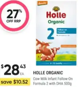 Healthy Life Holle organic Cow Milk Infant Follow-On Formula 2 with DHA offer