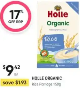 Healthy Life Holle organic Rice Porridge offer