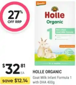 Healthy Life Holle organic Goat Milk Infant Formula 1 with DHA offer
