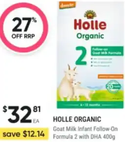 Healthy Life Holle organic Goat Milk Infant Follow-On Formula 2 with DHA offer