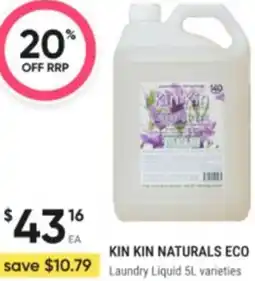 Healthy Life Kin kin naturals eco laundry liquid offer