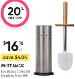 Healthy Life White magic Eco Basics Toilet Set Stainless Steel offer