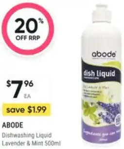 Healthy Life Abode Dishwashing Liquid offer