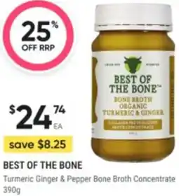 Healthy Life Best of the bone Turmeric Ginger & Pepper Bone Broth Concentrate offer