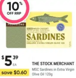 Healthy Life The stock merchant msc sardines in extra virgin olive oil offer