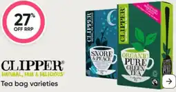 Healthy Life Clipper natural, fair & delicious tea bag offer