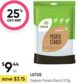 Healthy Life Lotus Organic Potato Starch offer