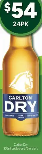 Bottler Carlton Dry offer