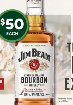 Bottler Jim Beam White Label offer