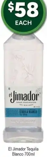 Bottler El Jimador Tequila Blancol offer