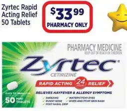 Star Discount Chemist Zyrtec Rapid Acting Relief offer