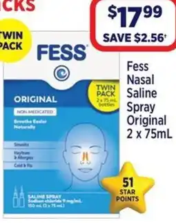 Star Discount Chemist Fess Nasal Saline Spray Original offer