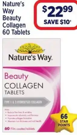 Star Discount Chemist Nature's Way Beauty Collagen offer