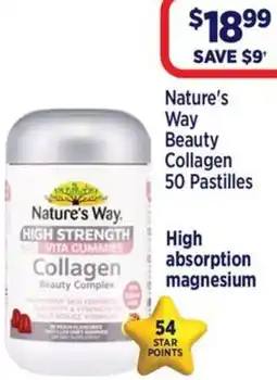 Star Discount Chemist Nature's Way Beauty Collagen offer