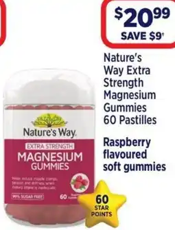 Star Discount Chemist Nature's Way Extra Strength Magnesium Gummies offer