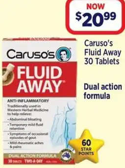 Star Discount Chemist Caruso's Fluid Away offer