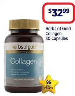 Star Discount Chemist Herbs of Gold Collagen offer