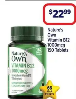 Star Discount Chemist Nature's Own Vitamin B12 offer