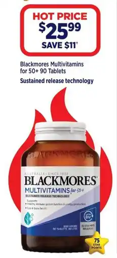 Star Discount Chemist Blackmores Multivitamins offer