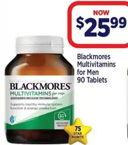 Star Discount Chemist Blackmores Multivitamins for Men offer