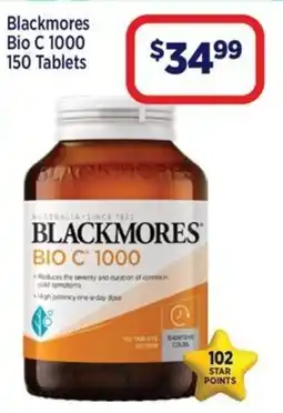 Star Discount Chemist Blackmores Bio C 1000 offer