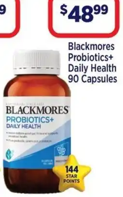 Star Discount Chemist Blackmores Probiotics+ Daily Health offer