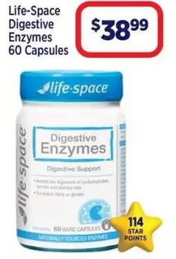 Star Discount Chemist Life-Space Digestive Enzymes offer