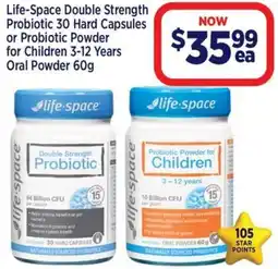 Star Discount Chemist Life-Space Double Strength Probiotic or Probiotic Powder offer