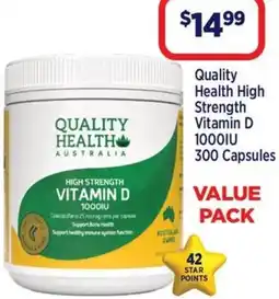 Star Discount Chemist Quality Health High Strength Vitamin D 1000IU offer