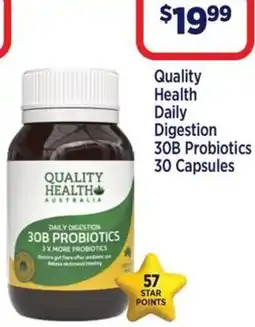 Star Discount Chemist Quality Health Daily Digestion 30B Probiotics offer