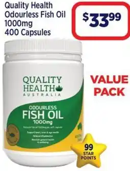 Star Discount Chemist Quality Health Odourless Fish Oil offer