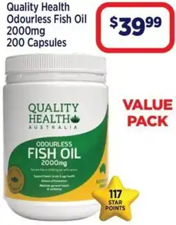 Star Discount Chemist Quality Health Odourless Fish Oil offer