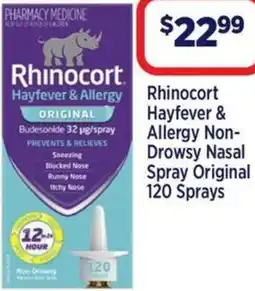 Star Discount Chemist Rhinocort Hayfever & Allergy Non- Drowsy Nasal Spray Original offer