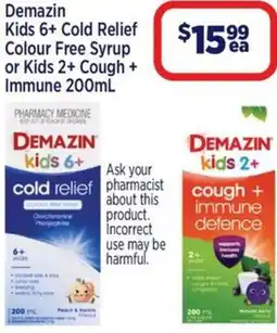 Star Discount Chemist Demazin Kids 6+ offer