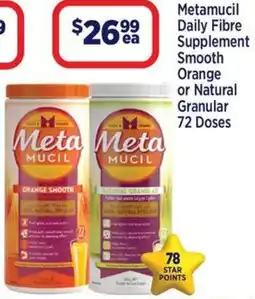 Star Discount Chemist Metamucil Daily Fibre Supplements offer