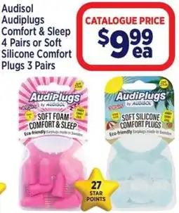 Star Discount Chemist Audisol Audiplugs Comfort & Sleep offer