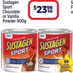 Star Discount Chemist Sustagen Sport Powder offer